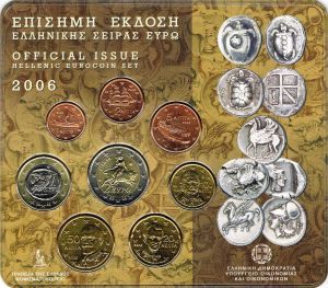 GREECE 2006 - EURO COIN SET BU